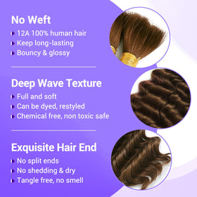 Temlux Brazilian Remy braiding hair 110g with smooth texture for easy styling