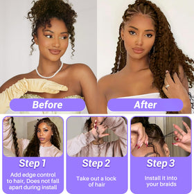 Temlux color 4 deep wave hair for versatile color blends