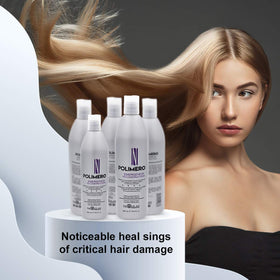 Tempo Cosmetics Labs Emergency Reconstructive Polymer on hands demonstrates smooth distribution.
