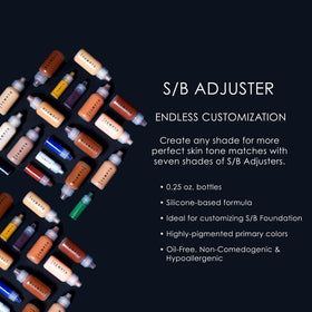 TEMPTU S/B Adjuster Violet packaging and travel-friendly bottle.