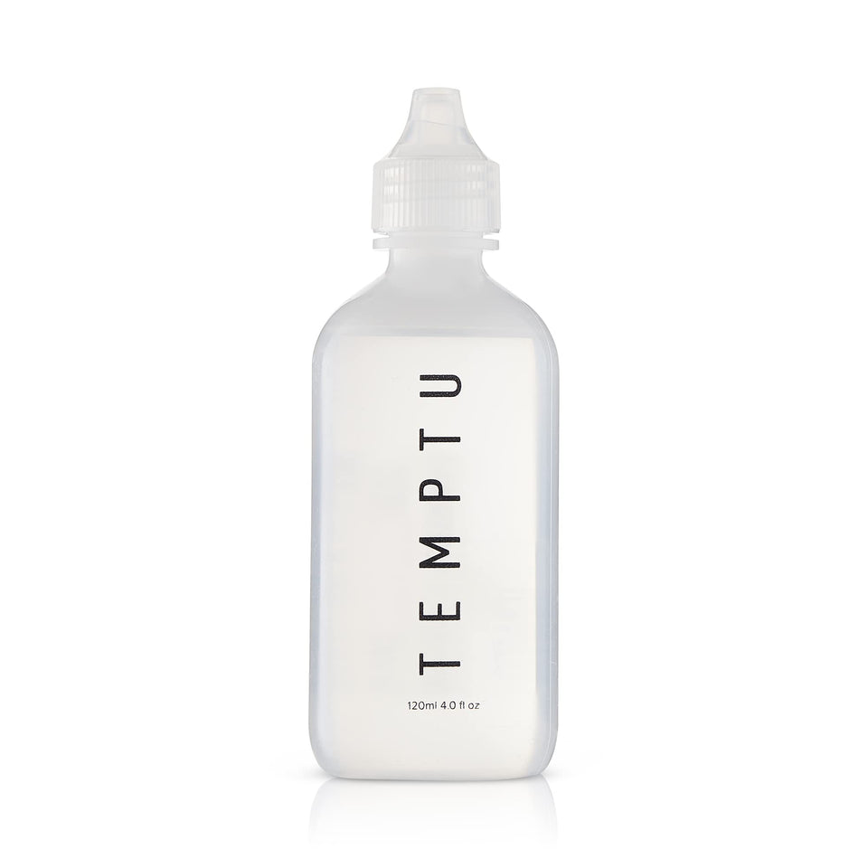 TEMPTU S/B airbrush cleaner bottle ready for quick makeup brush cleaning