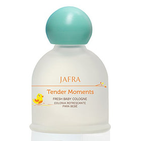Tender Moments Baby Moment Green bottle with a soft floral scent for gentle wear.