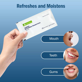 TenderGentle disposable mouth swabs latex-free for seniors