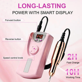 TENGYI JIANJU compact nail drill with lightweight design for travel