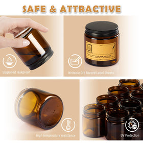 TENLIG airtight leak-proof jar prevents spills during transport and storage.