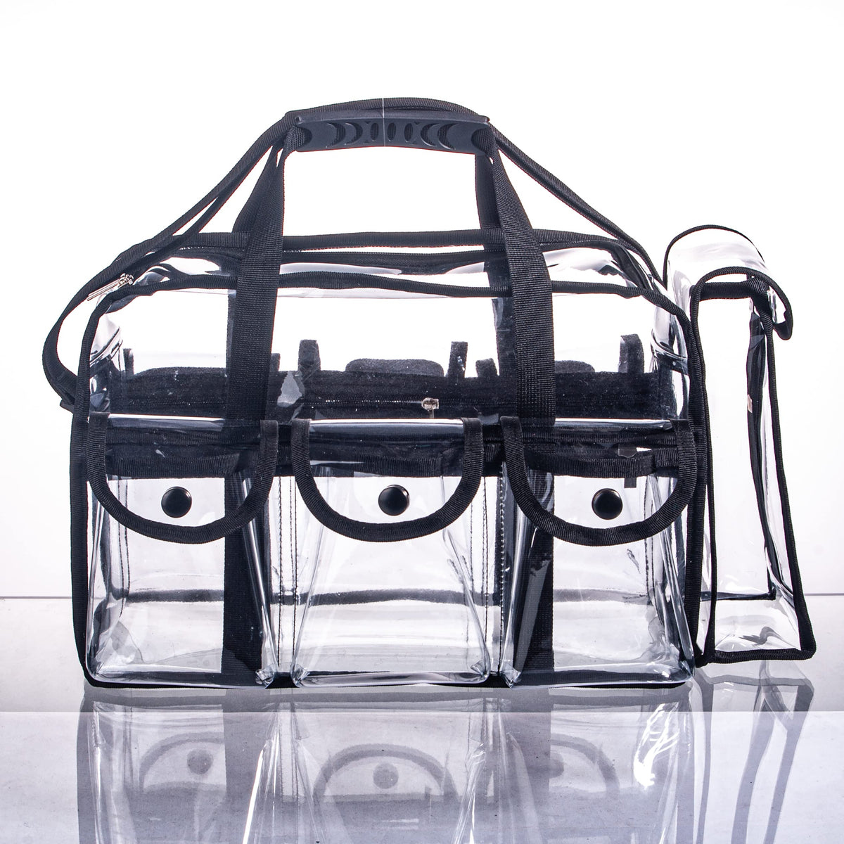 Tense Edano side tissue pocket adds convenient storage for wipes