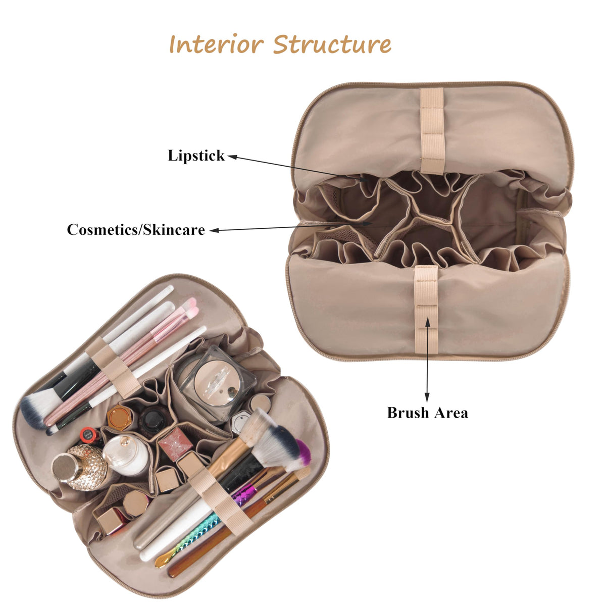 Tense Edano brush holders keep brushes organized and protected during travel