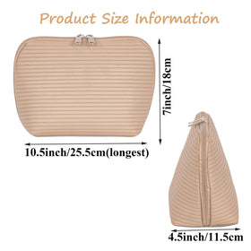 Tense Edano fold-open layout showcases all items at a glance for efficient touch-ups