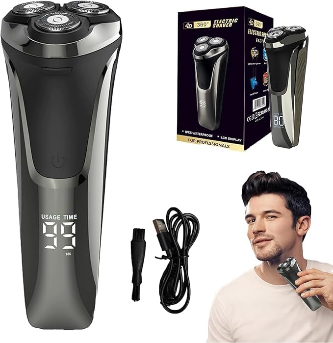Teotopoa Snapbuy razor with 4D floating head follows contours for precise shaving.