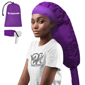 TEPENAR bonnet hood with large capacity for long hair styling