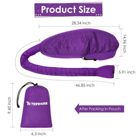 TEPENAR 46.85 inch hose provides even heat for curls