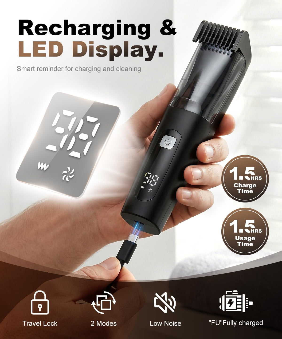 TEPOTZ ceramic outer blade for skin-friendly, smooth cuts