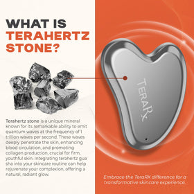 TeraRX Terahertz Gua Sha face-contouring tool for subtle lift