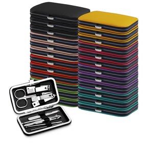 Terdey manicure kit with travel case, ideal for on-the-go grooming.