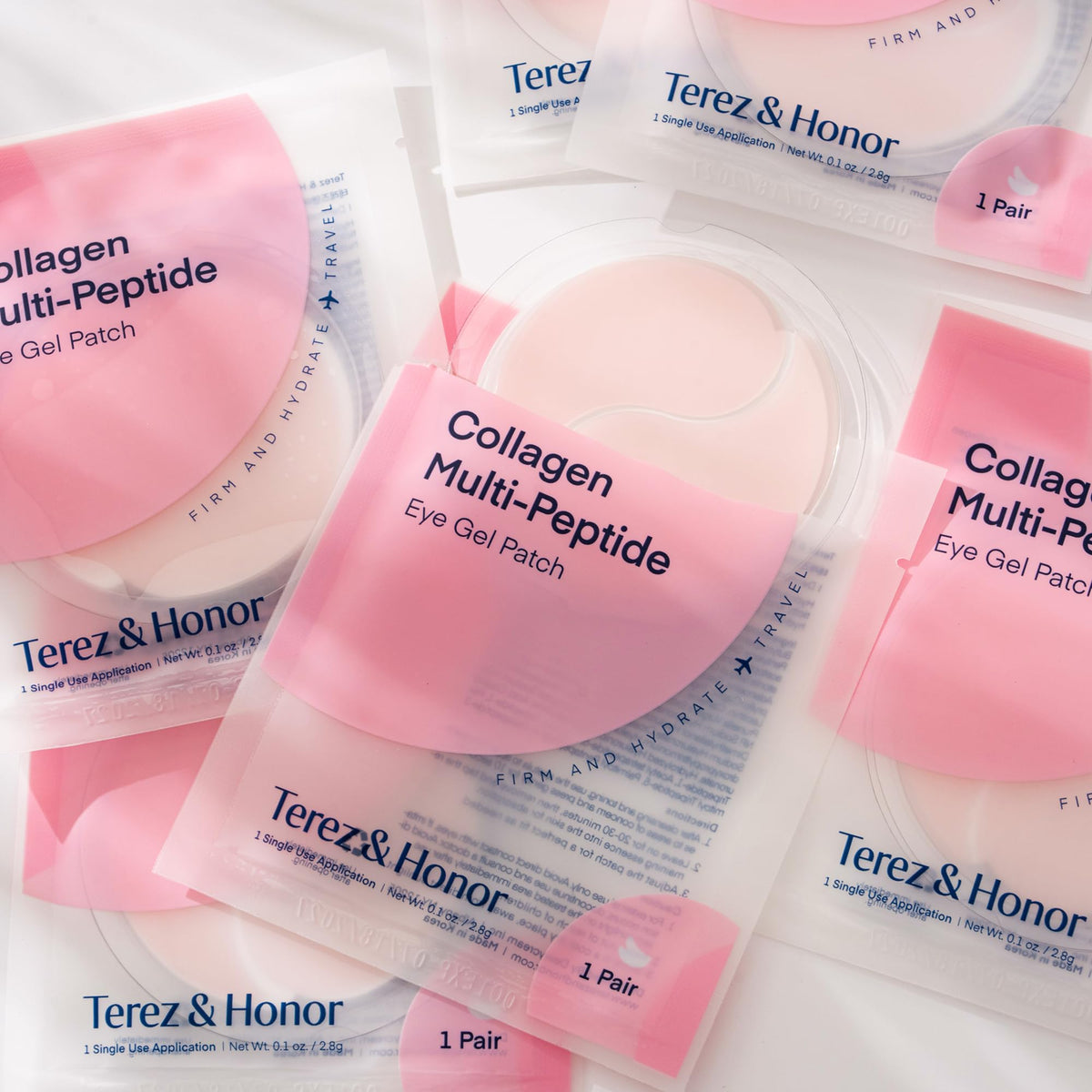 TEREZ HONOR firming peptides brighten and smooth delicate under-eye skin for a refreshed look.