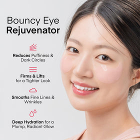 TEREZ HONOR eye patches packaging closeup shows hygienic single-use sachets for on-the-go freshness.