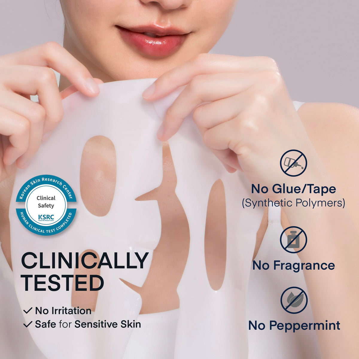 TEREZ & HONOR Real Deep Bio Collagen Mask skin barrier complex helps lock in moisture.