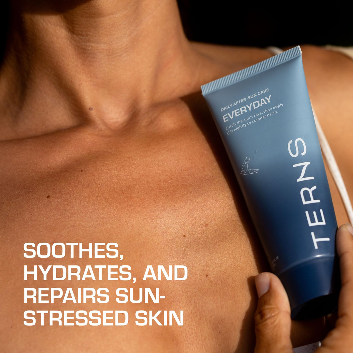 Cream swirl from TERNS Everyday Moisturizer showing rich, non-greasy texture