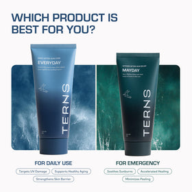 TERNS Everyday Moisturizer travel-size bottle in a bag