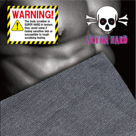Terra Distribution exfoliating towel texture closeup emphasizes hard fibers for deep cleansing.