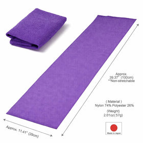 Terra Distribution purple washcloth ready for back scrubbing and body care