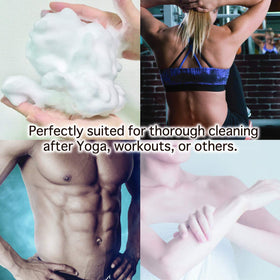 Terra Distribution Foam-friendly weave creates rich, creamy lather during showers.
