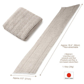 Terra Distribution gift-ready exfoliating washcloth packaging.