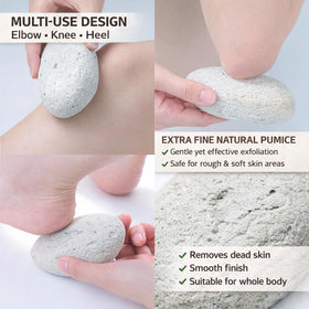 Natural lava stone from Terra Distribution offers chemical-free exfoliation