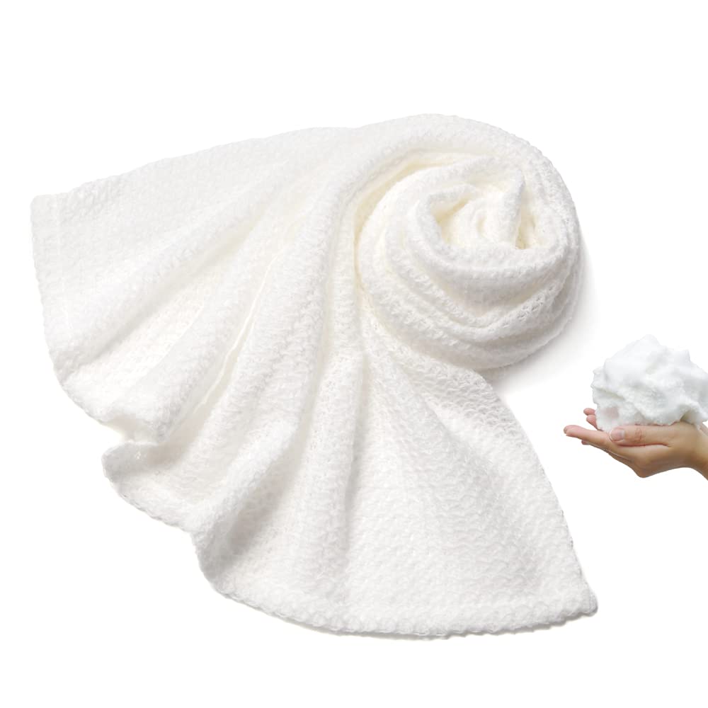 Terra Distribution washcloth close-up, premium texture for gentle cleansing.