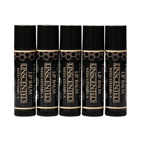 Terra Lotus Tallow Lip Balm pack of five tubes for daily hydration.