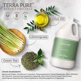 Terra Pure Green Tea Hotel Body Lotion enhances guest experience with spa aroma