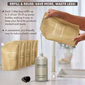 Terra Pure hospitality amenities bulk-pack ready for vacation rentals and boutique hotels