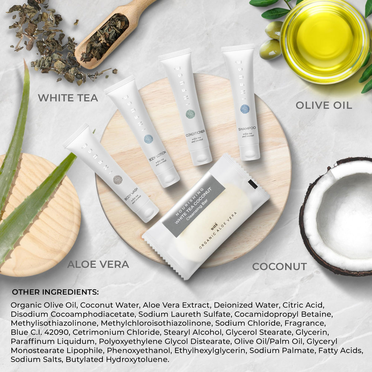 Terra Pure Infuse Lotion tube for hydrated, comfortable skin.