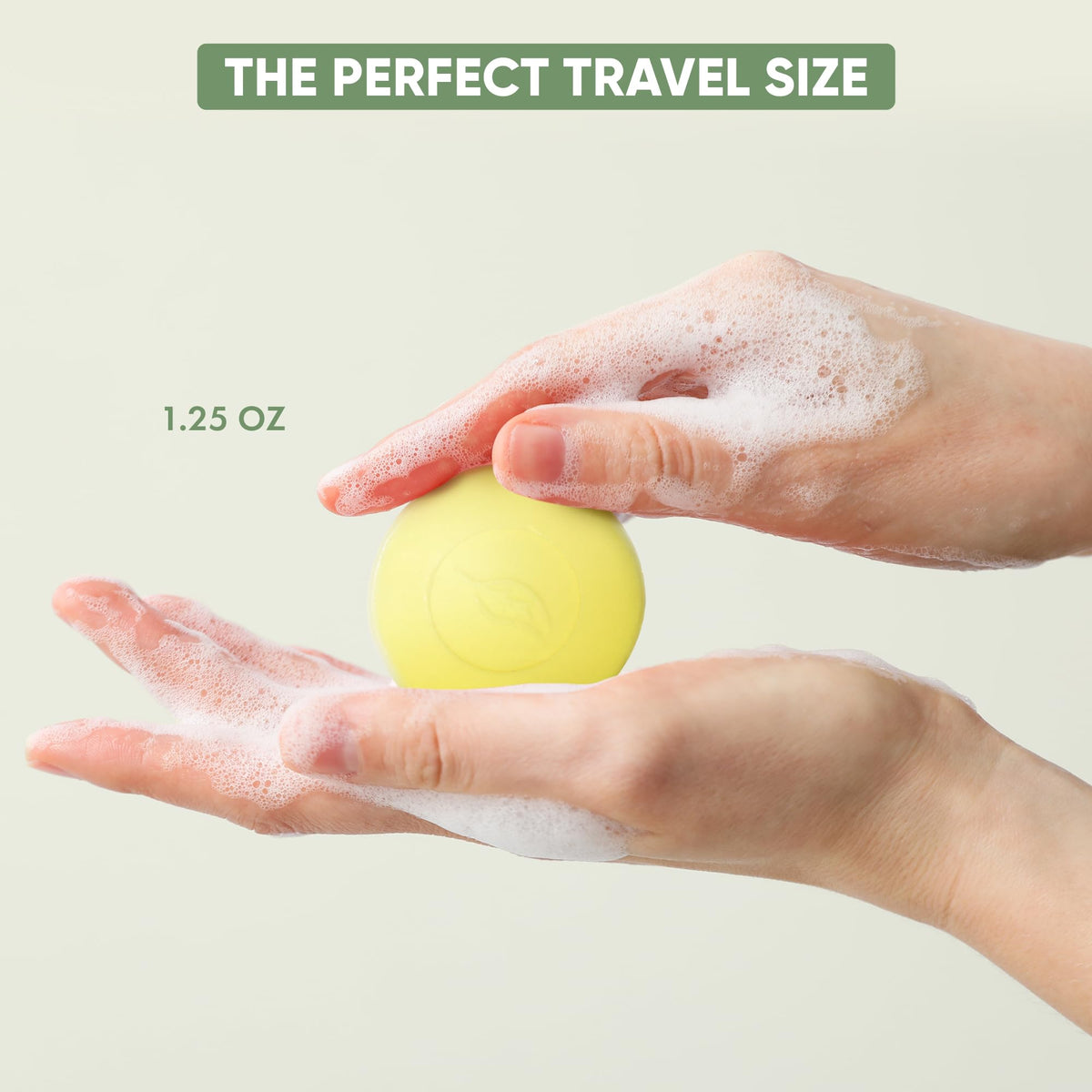 Terra Pure paraben-free vegetable-base soap emphasizing eco-friendly hospitality amenities.