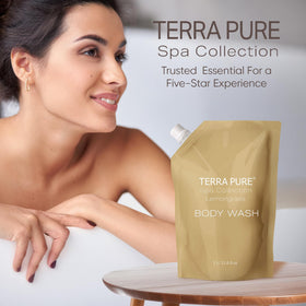 Terra Pure cruelty-free formula suitable for sensitive guests.