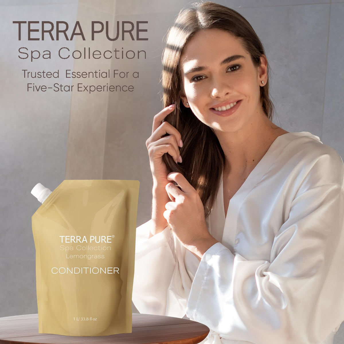 Terra Pure Spa cruelty-free formula designed for everyday use by guests