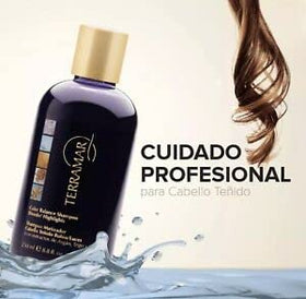 Terramar Color Balance Shampoo Blonde/Highlights pump for easy daily application