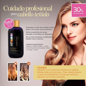 Terramar Color Balance Shampoo monoi-oil heat-protection guards hair from styling stress