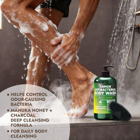 Terramed Just Think Comfort bundle includes bottle and silicone scrubber for deep cleansing.