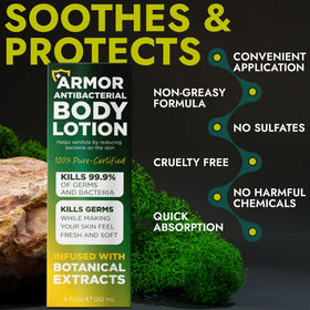 Creamy texture applied to skin showing non-greasy hydration