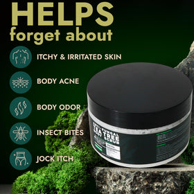Terramed Just Think Comfort exfoliating scrub brush in use enhances skin renewal