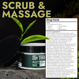 Terramed Just Think Comfort tea tree oil bottle highlights natural cleansing and freshness
