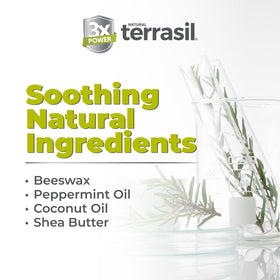 Terrasil Calendula Soap Bar lather demonstrates cleansing with natural ingredients like coconut oil.