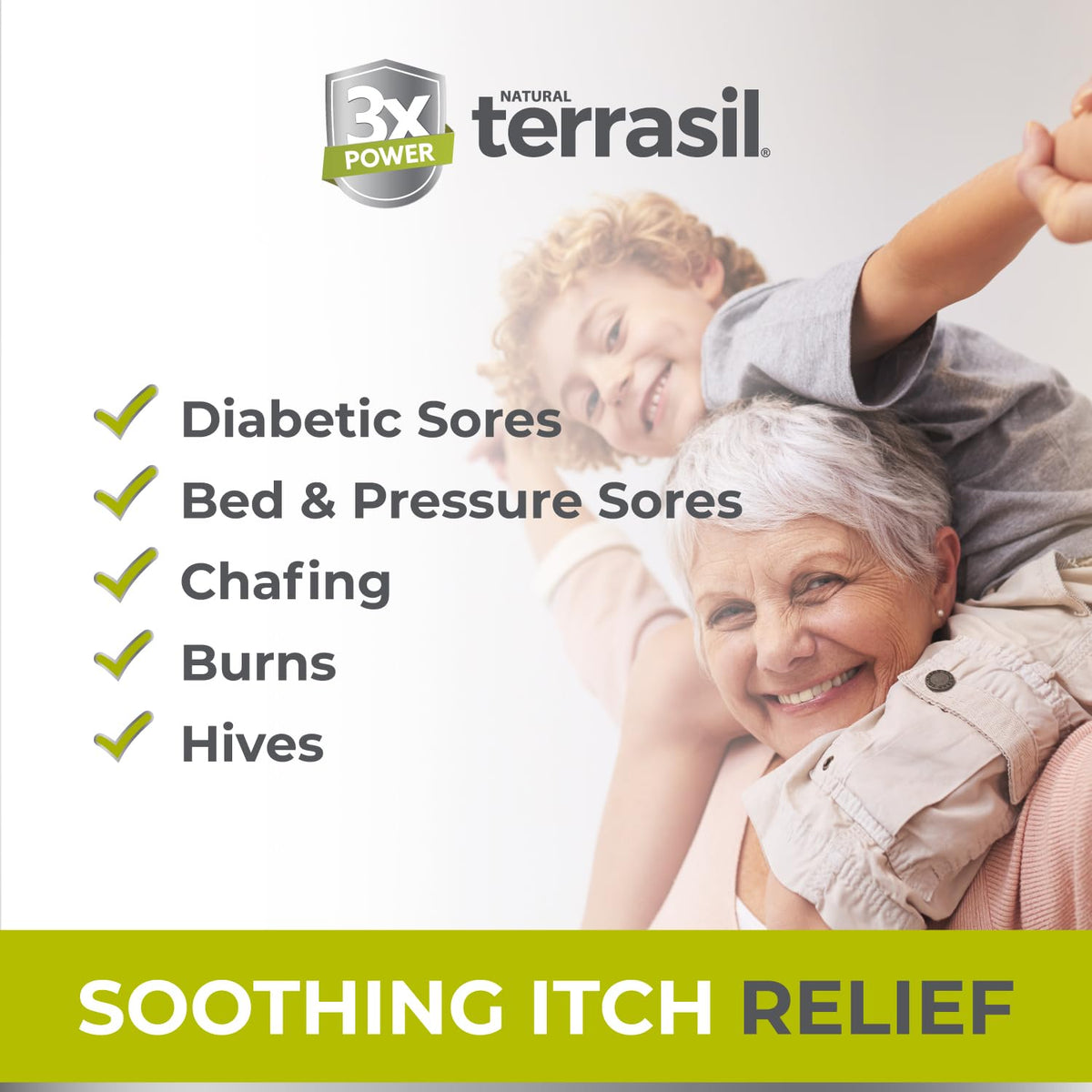 Terrasil Calendula Soap Bar piece highlights a fragrance-free formula for daily use.