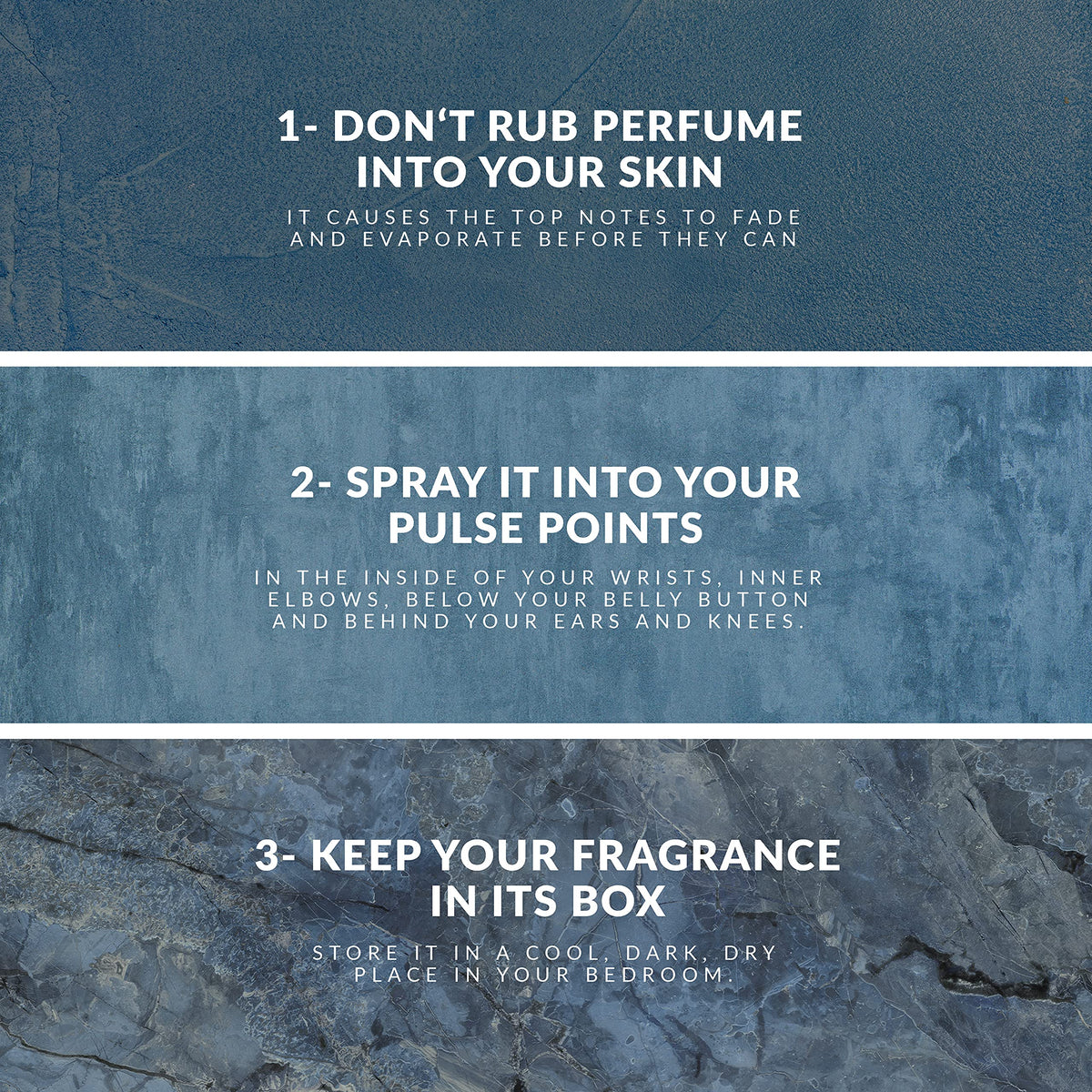 Territoire Blue liquid inside bottle catches light for premium allure.