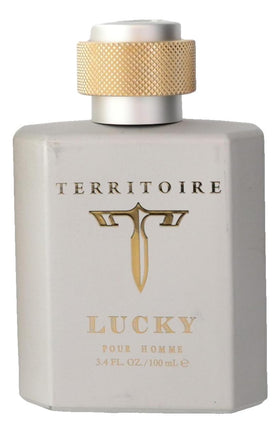 Territoire Lucky packaging closeup highlighting premium design and gift-worthy presentation.