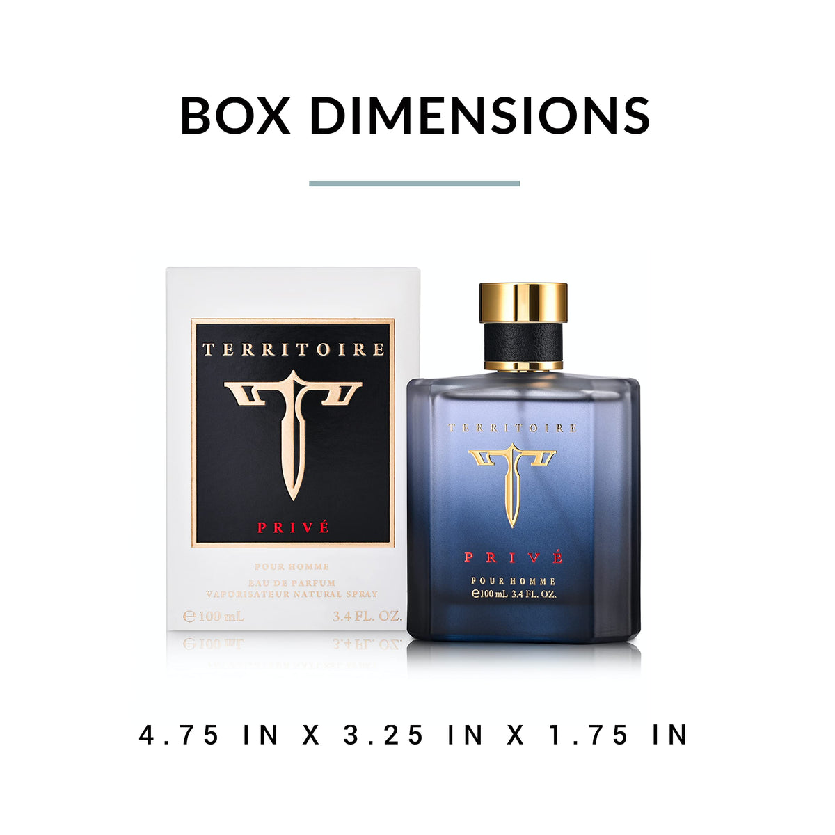 Territoire Prive packaging on display conveys premium craftsmanship.
