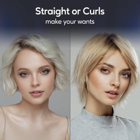 Terviiix cordless hair straightener on-the-go usage in hotel room for quick touch-ups.