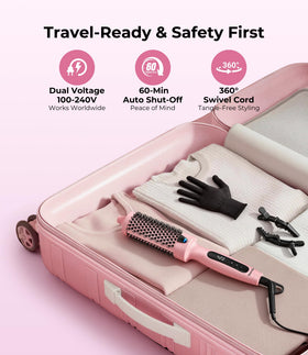 Terviiix 360-degree swivel cord to prevent tangling during styling