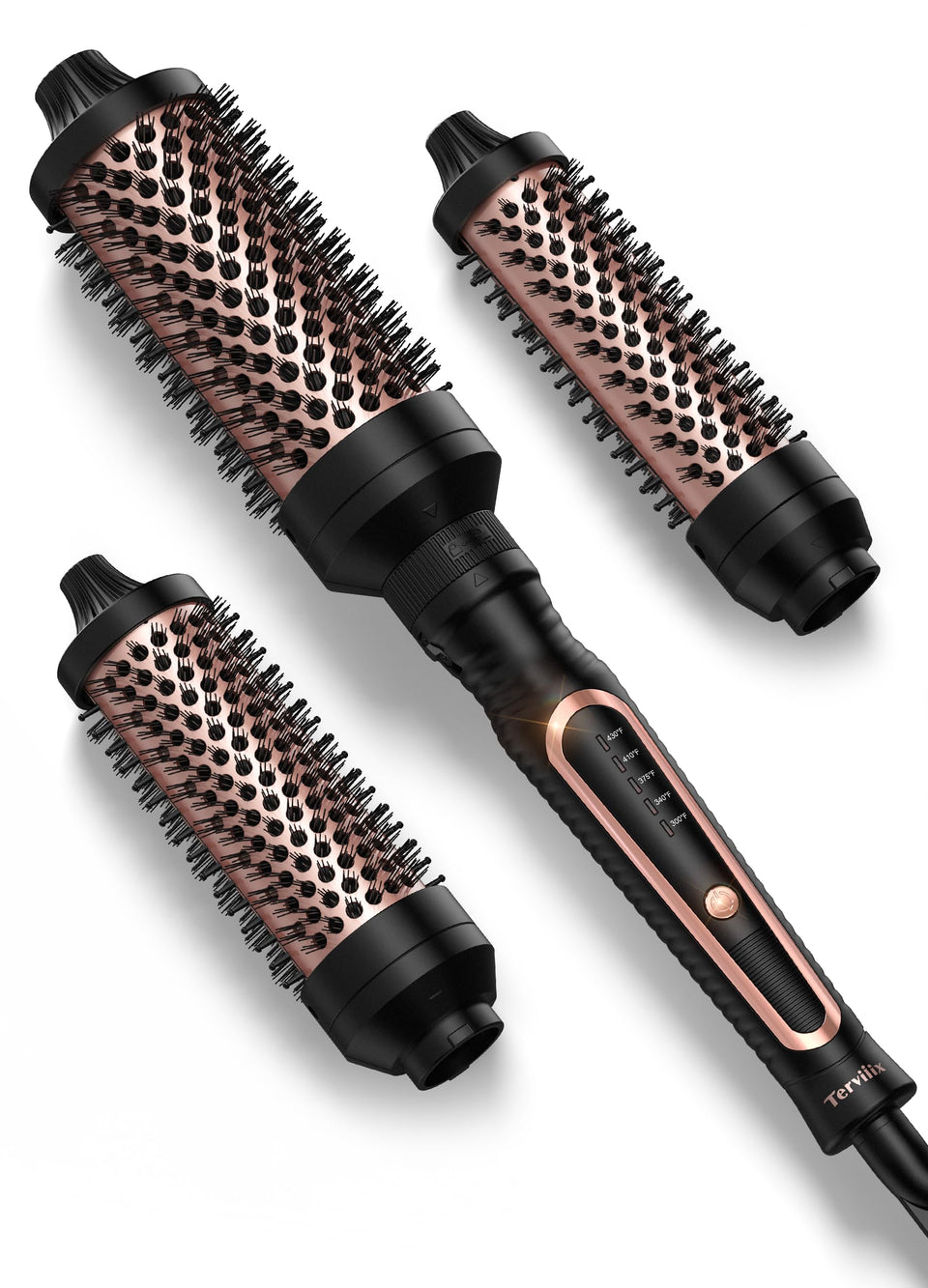 Terviiix PRO thermal brush with 1-25 inch head for defined curls and volume